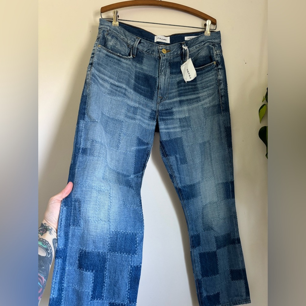 FRAME Le High Straight Patchwork jeans - Picture 6 of 10